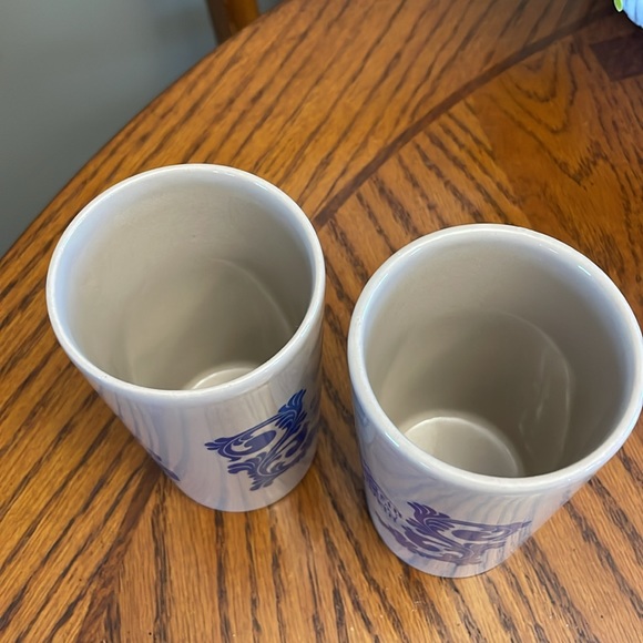 Two Ceramic Beer Matching Mugs Made in Germany Souvenirs Pottery Embossed - Picture 6 of 6